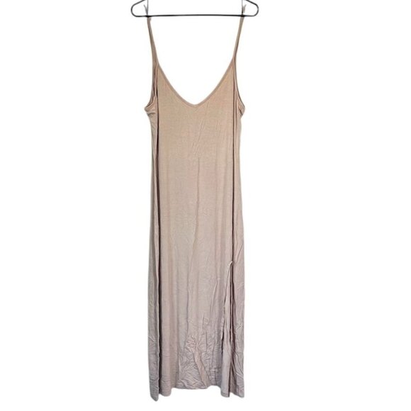 NWT Abound by Nordstrom Minimalist Tan Maxi Dress - Size: XL - Picture 1 of 7